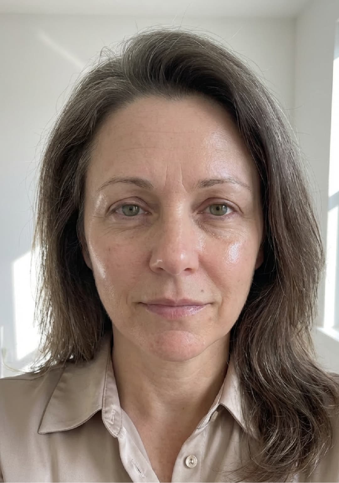 User skin after routine